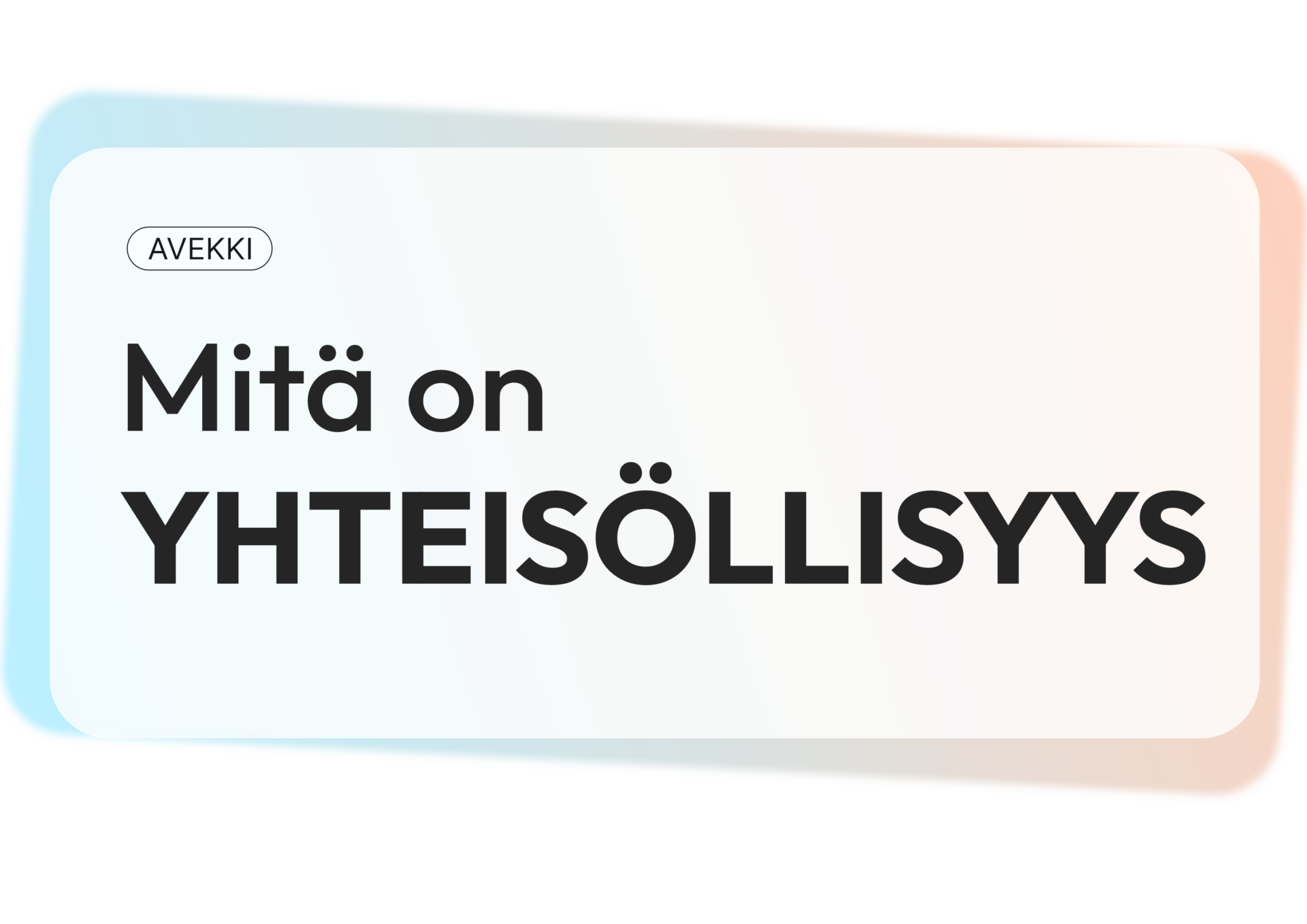 Yhteisöllisyys